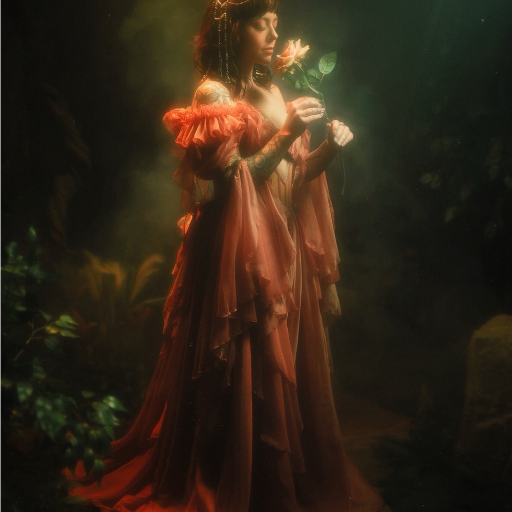 Dress Art Mystery - Fantasy pink pastel dress